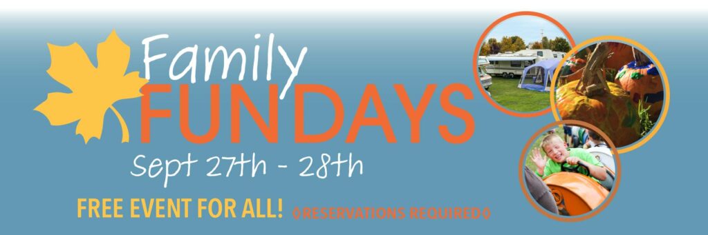 Fall Family Fun Days banner
